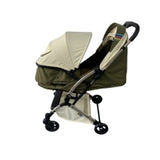 Youbi Toddler German Travel Light Stroller - Olive with New Born Attachment