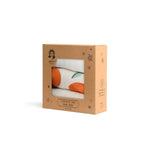 Anvi Baby Set of 3 Organic Bamboo Face Cloth - Orange Orchard
