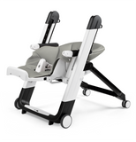 Peg Perego Siesta Follow Me Multifunction Ultra Compact High Chair - Ginger/ Grey