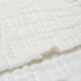 Anvi Baby Set of 2 Organic Muslin Bath Towel - Yellow & White