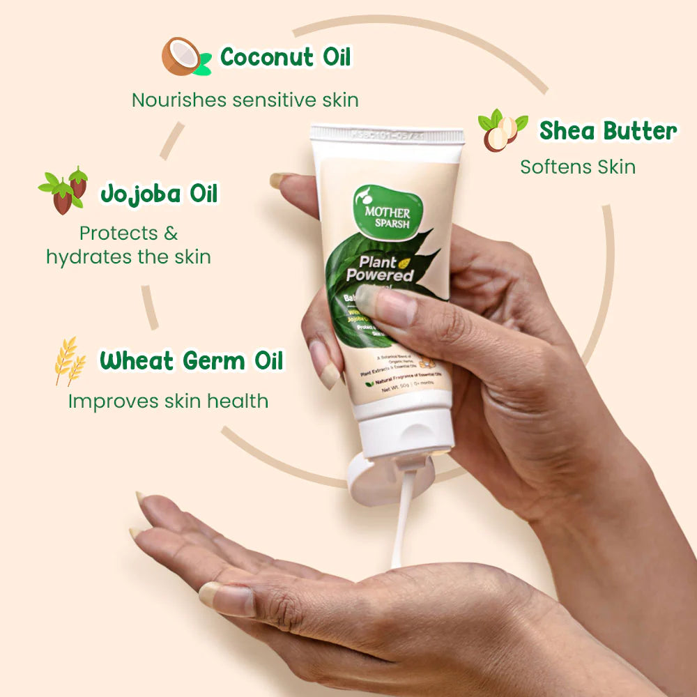 Mother Plant Powered Baby Face Cream - 50gm - Laadlee