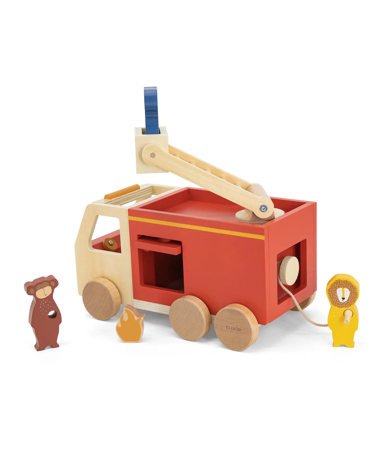 Trixie Wooden Fire Truck - Laadlee