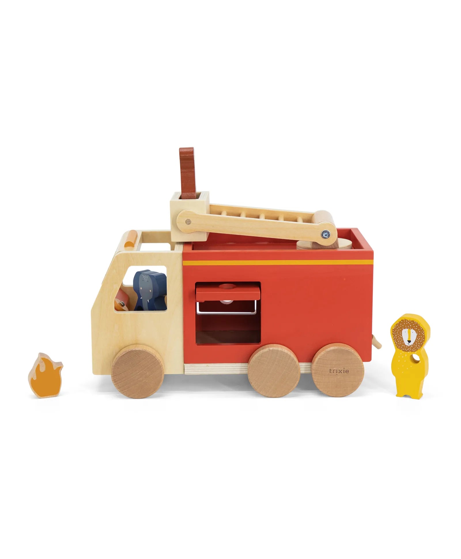 Trixie Wooden Fire Truck - Laadlee