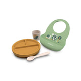 Miniland Silicone Tablewear Blw Set - Garden