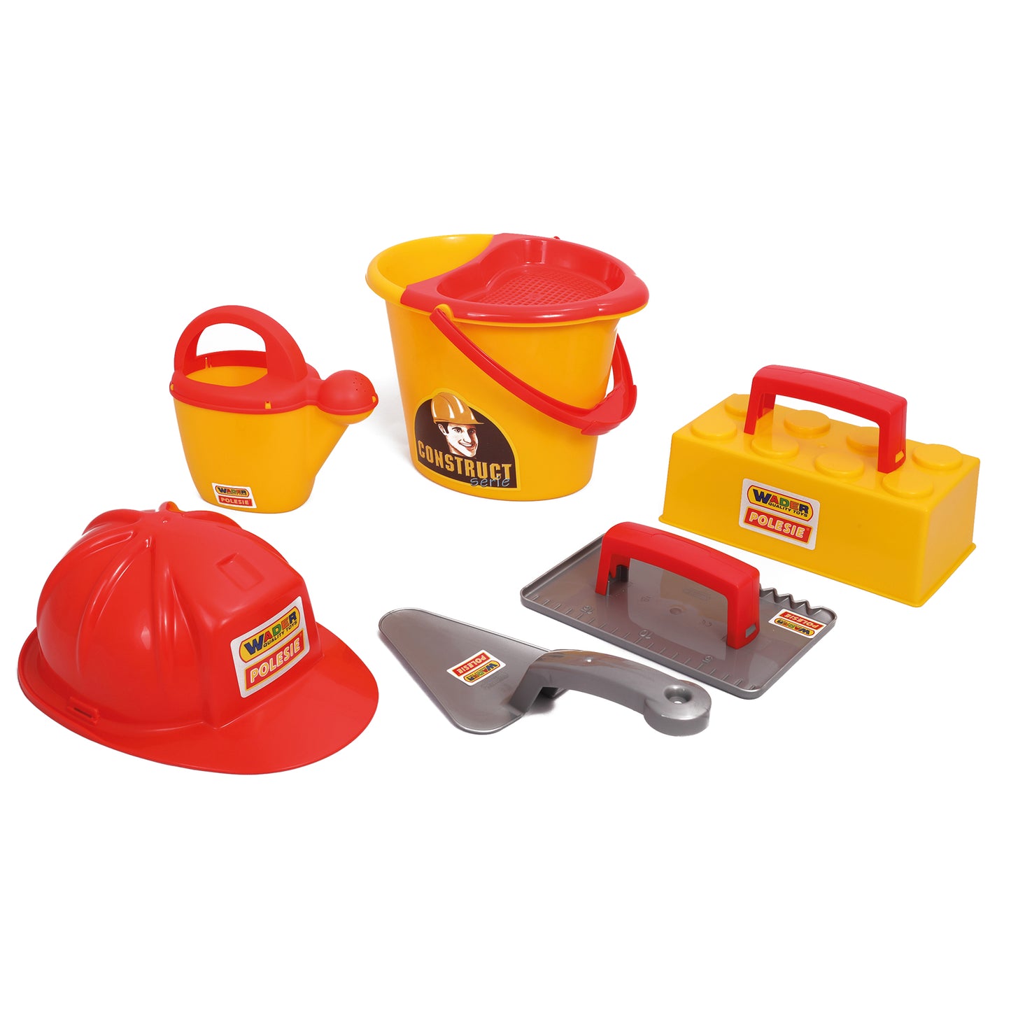 Polesie Bucketset Worker Construct - 7Pcs - Laadlee