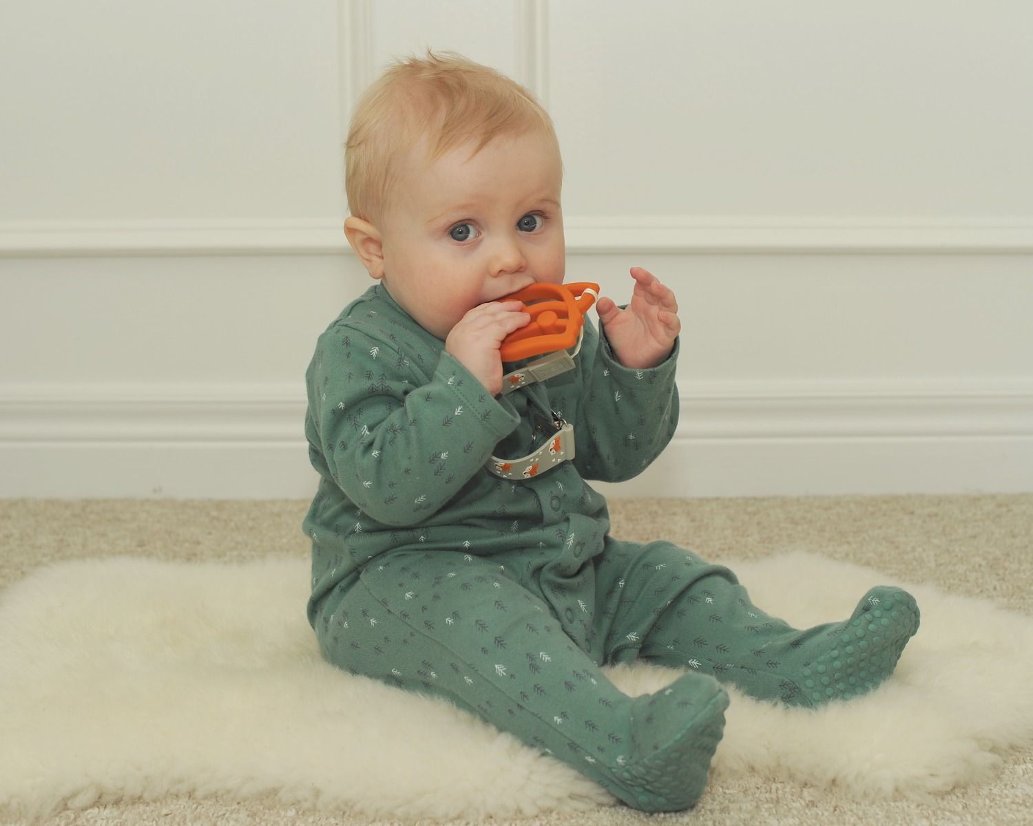 Malarkey Kids Teether Tether And Teether- Fox - Laadlee