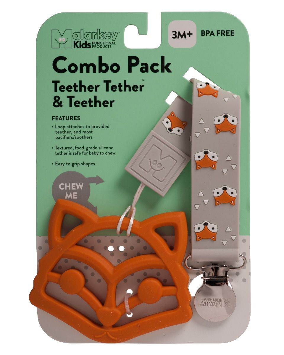 Malarkey Kids Teether Tether And Teether- Fox