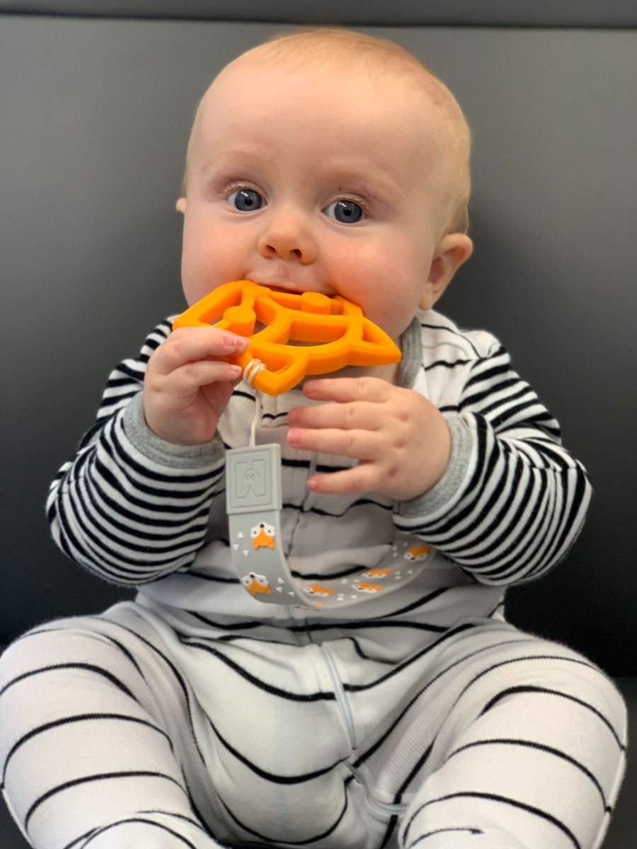 Malarkey Kids Teether Tether And Teether- Fox - Laadlee
