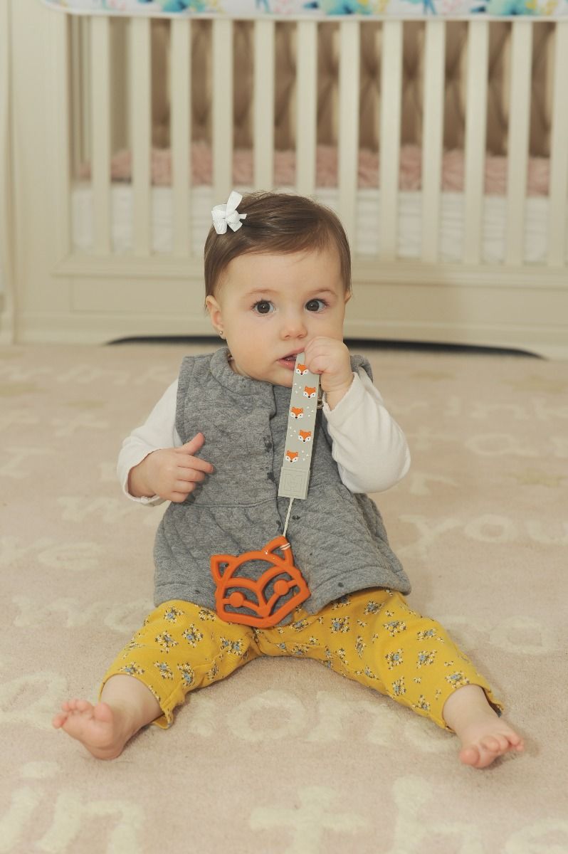 Malarkey Kids Teether Tether And Teether- Fox - Laadlee