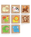 Viga Magnetic Puzzle Block Animals - 32Pcs