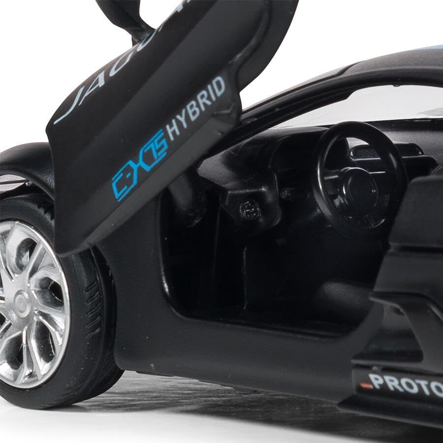 MSZ Jaguar C-X75 Car 1:32 Die-Cast Replica - Black - Laadlee