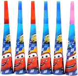 Brain Giggles McQueen Birthday Disposable Tableware Set for 10 Kids – 136 Pcs