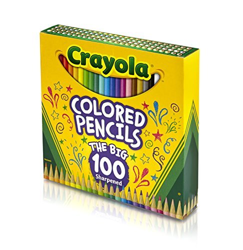 Crayola Colored Pencils Set - Pack of 100 - Laadlee