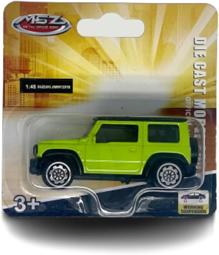 MSZ Suzuki Jimny Car 1:48 Die-Cast Replica - Green - Laadlee