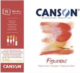 Canson 1557 Oil And Acrylic Colour Pad 33x41cm 10 Sheets 290GSM