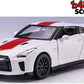 MSZ Nissan GTR Car 1:64 Die-Cast Replica - White - Laadlee