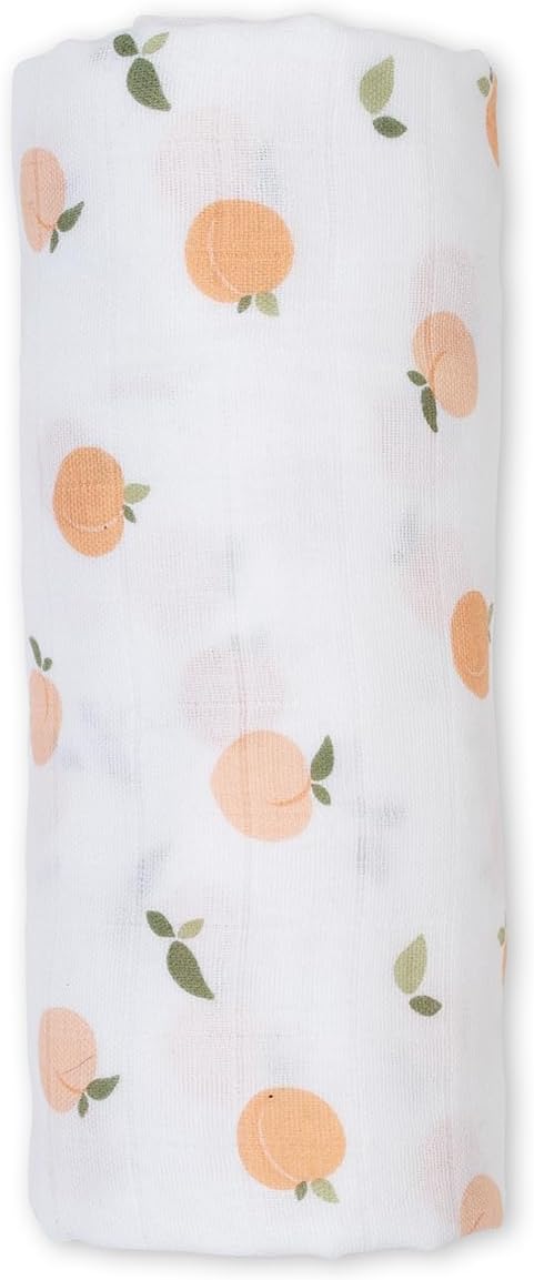 Lulujo Muslin Large Swaddle - Peaches