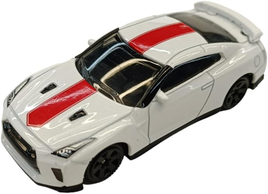 MSZ Nissan GTR Car 1:64 Die-Cast Replica - White - Laadlee