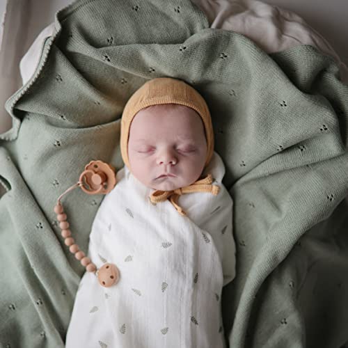 Mushie Swaddle - Leaves - Laadlee