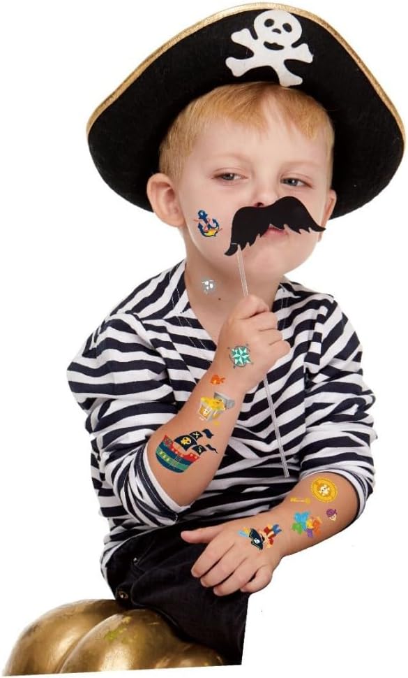 Avenir Tattoo Sticker - Pirate - 52pc - Laadlee