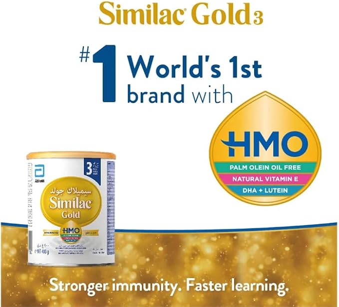 Similac Gold 3 HMO Growing-Up Formula Milk - 400gm