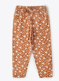 Jelliene All Over Printed Pants - Brown - Laadlee