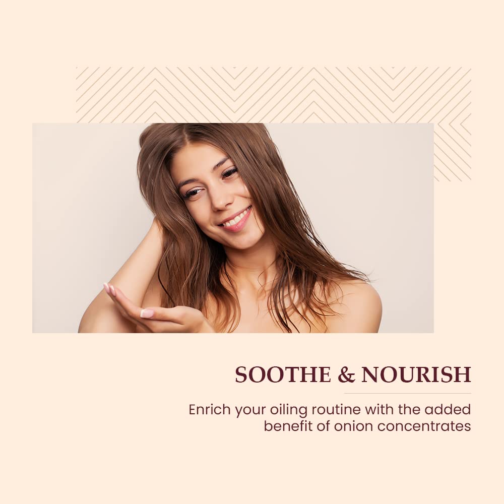 Mother Sparsh Onion Hair Oil with Raw Onion - 200ml - Laadlee