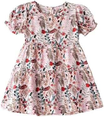 Jelliene All Over Printed Dress - Pink - Laadlee