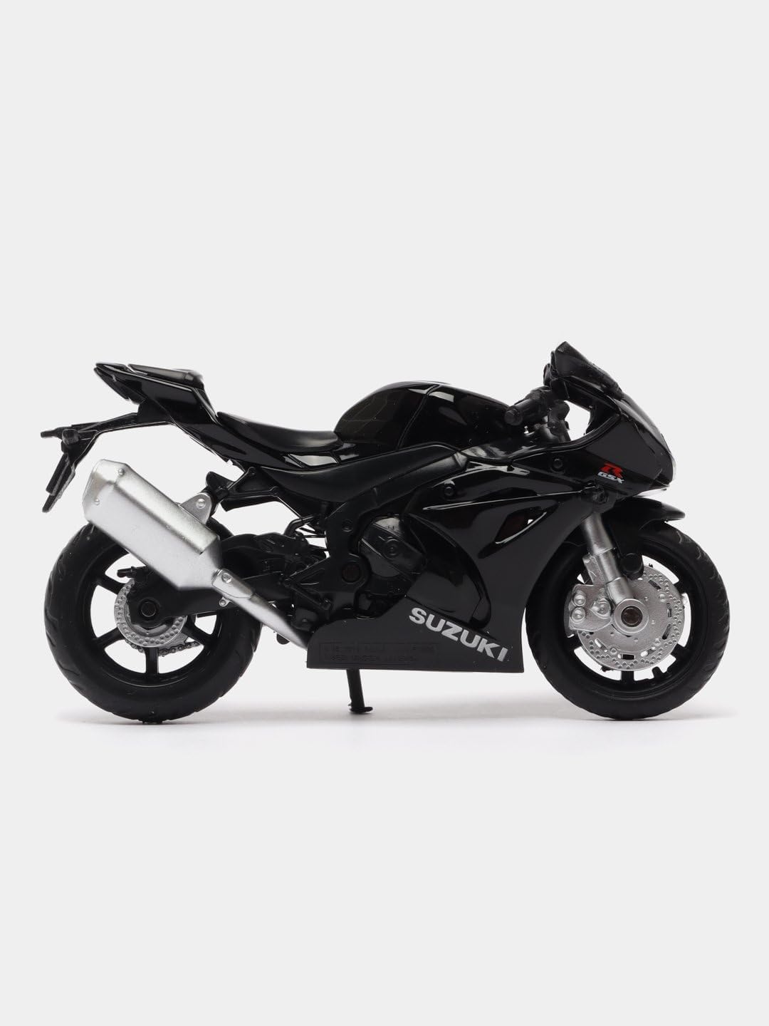 MSZ Suzuki GSX-R1000 Bike 1:18 Die-Cast Replica - Black - Laadlee