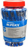 Nataraj Super Fine Ball Pen 0.7mm Blue 30Pcs Jar
