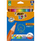 BIC Evolution Coloured Pencils Set  -  14 + 4 Pcs