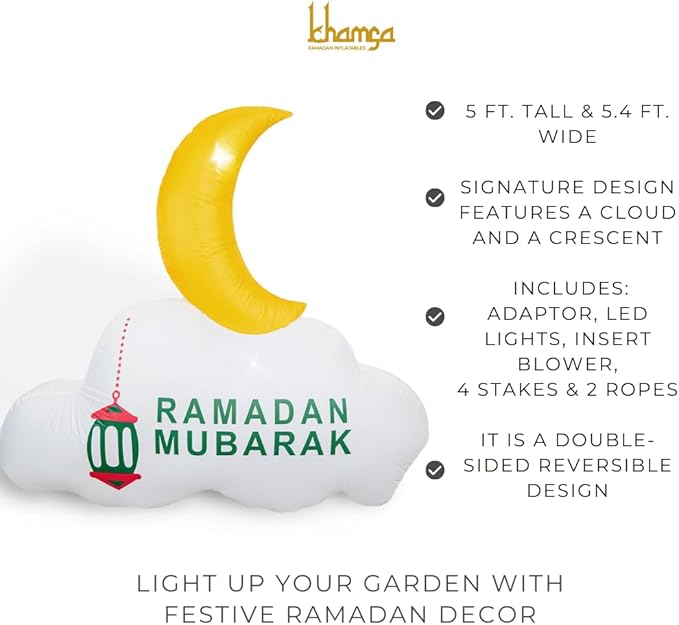 Khamsa InflataMoon - Ramadan Inflatable Moon Decor