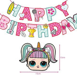 Brain Giggles Super Hero LOL Design Tableware Set for Birthday Decoration – 136 Pcs