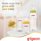 Pigeon Plastic Wide Neck Feeding Bottle 240ml  - Assorted