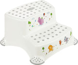 keeeper-hippo-double-step-stool-with-anti-slip-function-white-