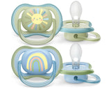 Philips Avent Ultra Air Pacifier 0M-6M Boy - 2 Pcs