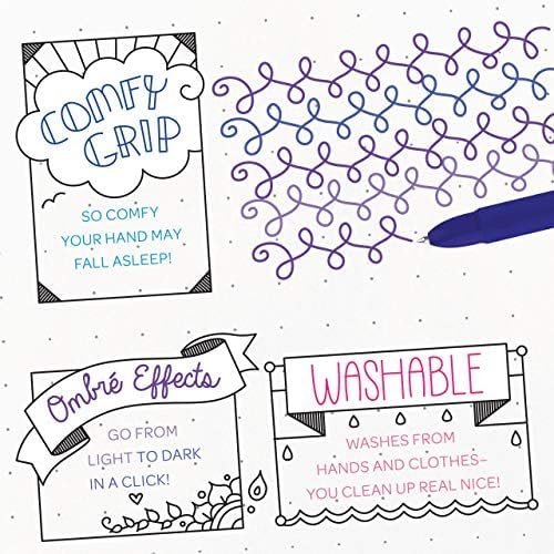 Crayola Take Note Washable Gel Pens Ombre - Pack of 4 - Laadlee