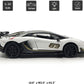 MSZ Lamborghini Aventador SVJ Car 1:32 Die-Cast Replica - White - Laadlee