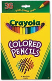 Crayola Colored Long Pencils - Pack of 36 - Laadlee