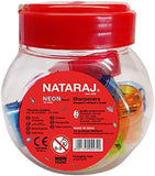 Nataraj Neon Round Sharpener Mini Jar - 20pcs Assorted
