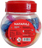 Nataraj Neon Heart Sharpener Mini Jar - 20pcs Assorted