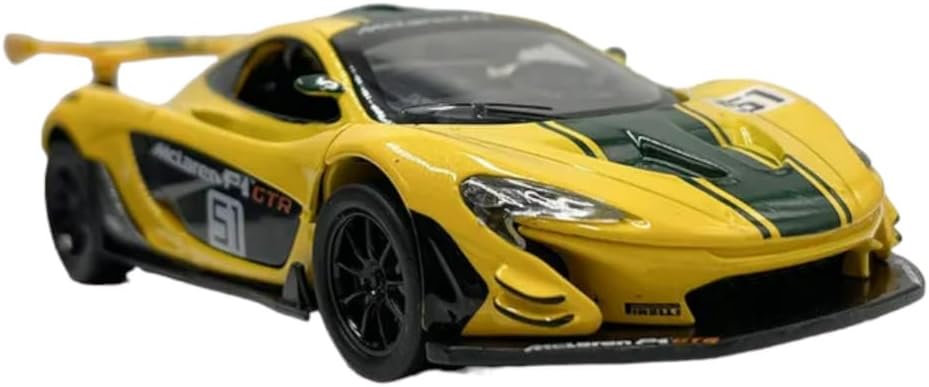 MSZ McLaren P1 GTR Car 1:32 Die-Cast Replica - Yellow - Laadlee