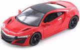 MSZ Acura NSX Car 1:32 Die-Cast Replica - Red - Laadlee