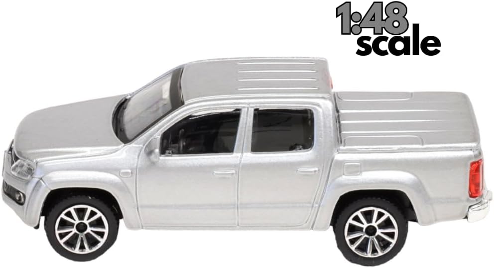 MSZ Volkswagen Amarok Car 1:48 Die-Cast Replica - Silver - Laadlee