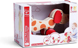 Hape Walk-A-Long Puppy Wooden Pull Toy - Red