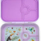 Yumbox Panino  4 Compartment Rainbow Lunch Box - Dreamy Purple