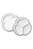 BabyBjorn Baby plate Set - Grey (Pack of 2)