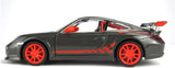 MSZ Porsche 911 GT3 RS Car 1:32 Die-Cast Replica - Dark Grey - Laadlee