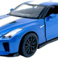 MSZ Nissan GT-R (R35) Car 1:32 Die-Cast Replica - Blue - Laadlee