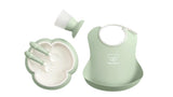 BabyBjorn Mealtime Set, 2 pack, Powder Green
